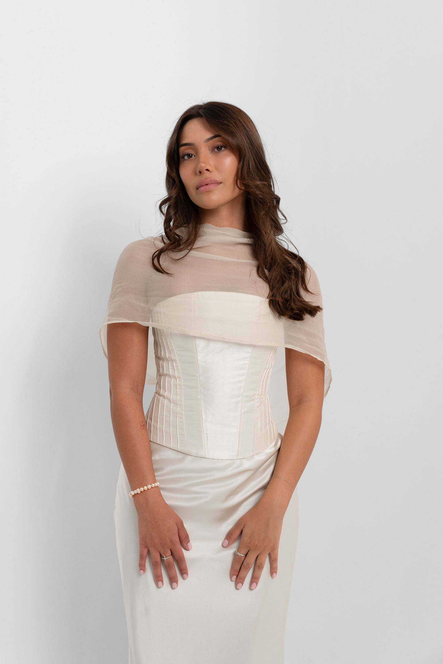 Sasha Shawl Ivory
