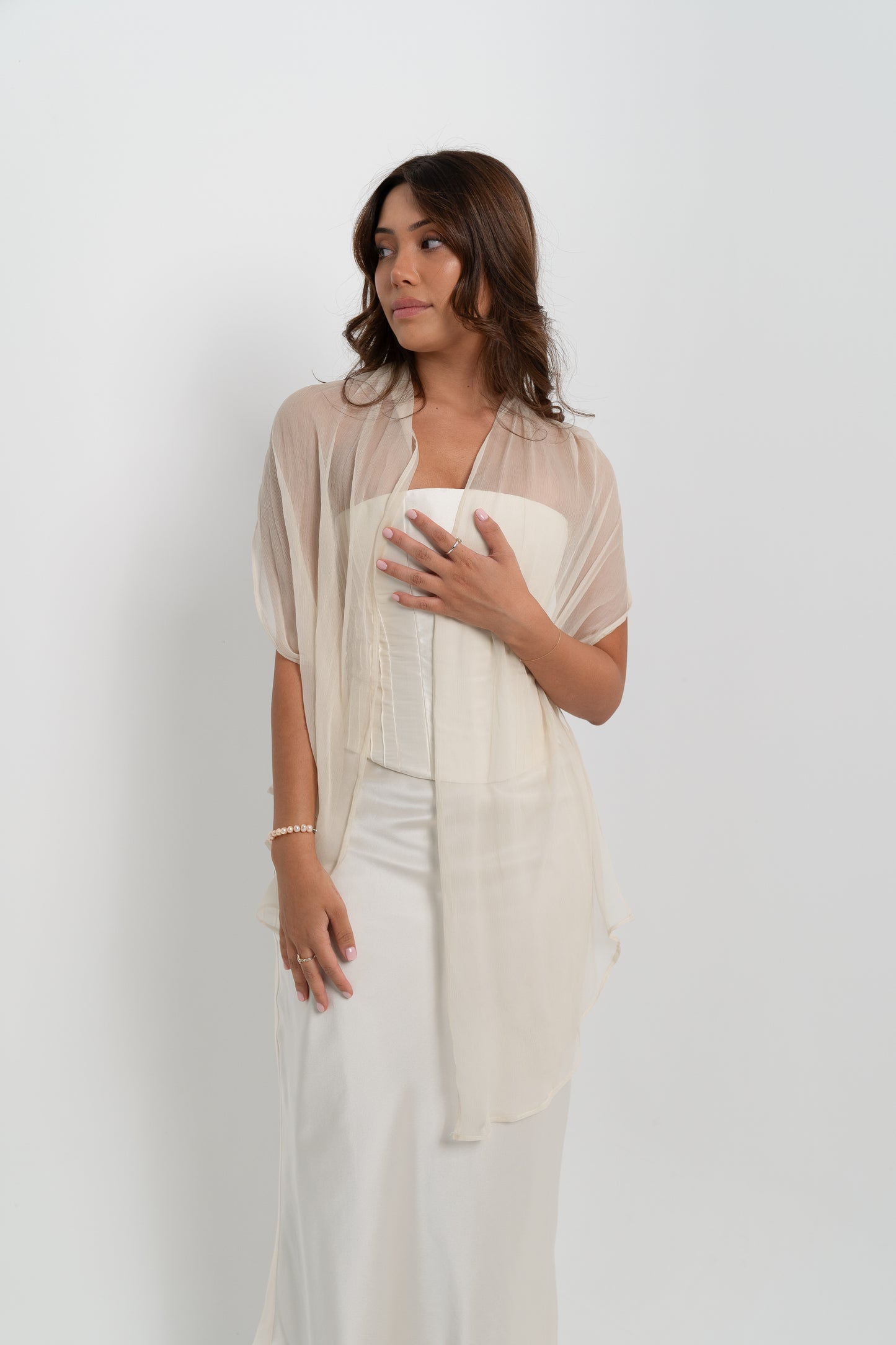 Sasha Shawl Ivory