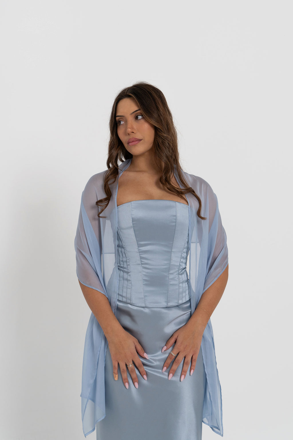 Sasha Shawl Blue Bell