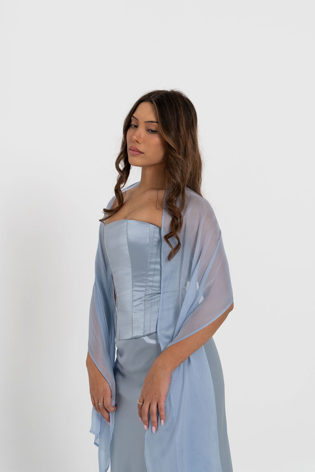 Sasha Shawl Blue Bell