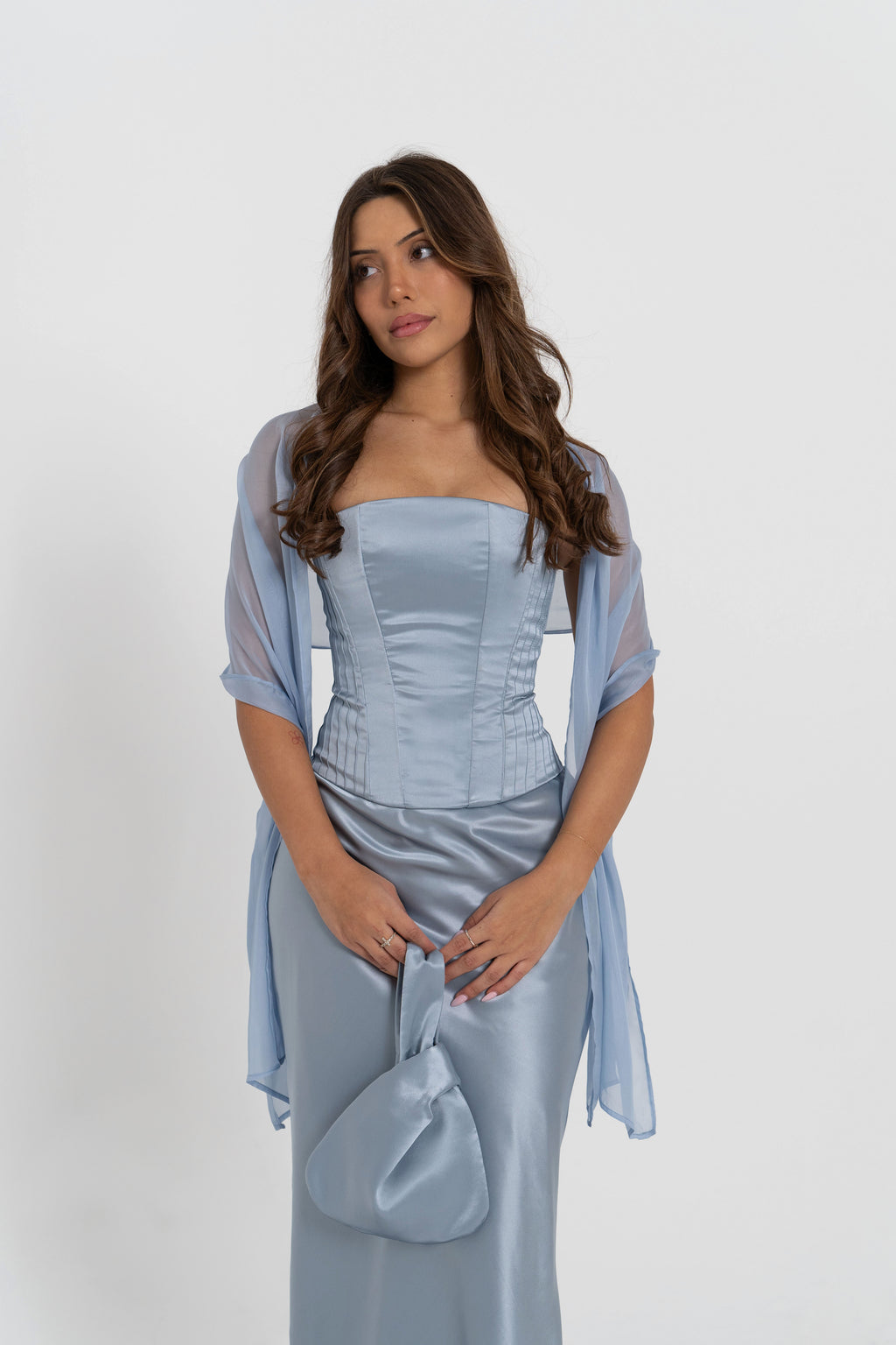 Chloe Corset Blue Bell