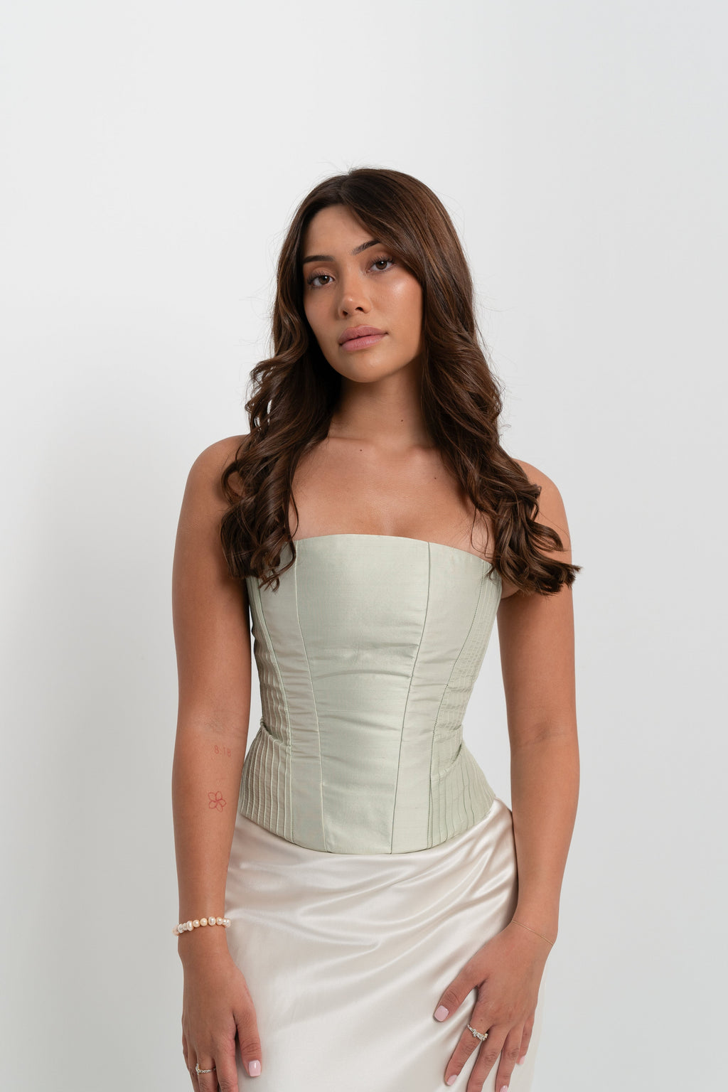 Chloe Corset Sage