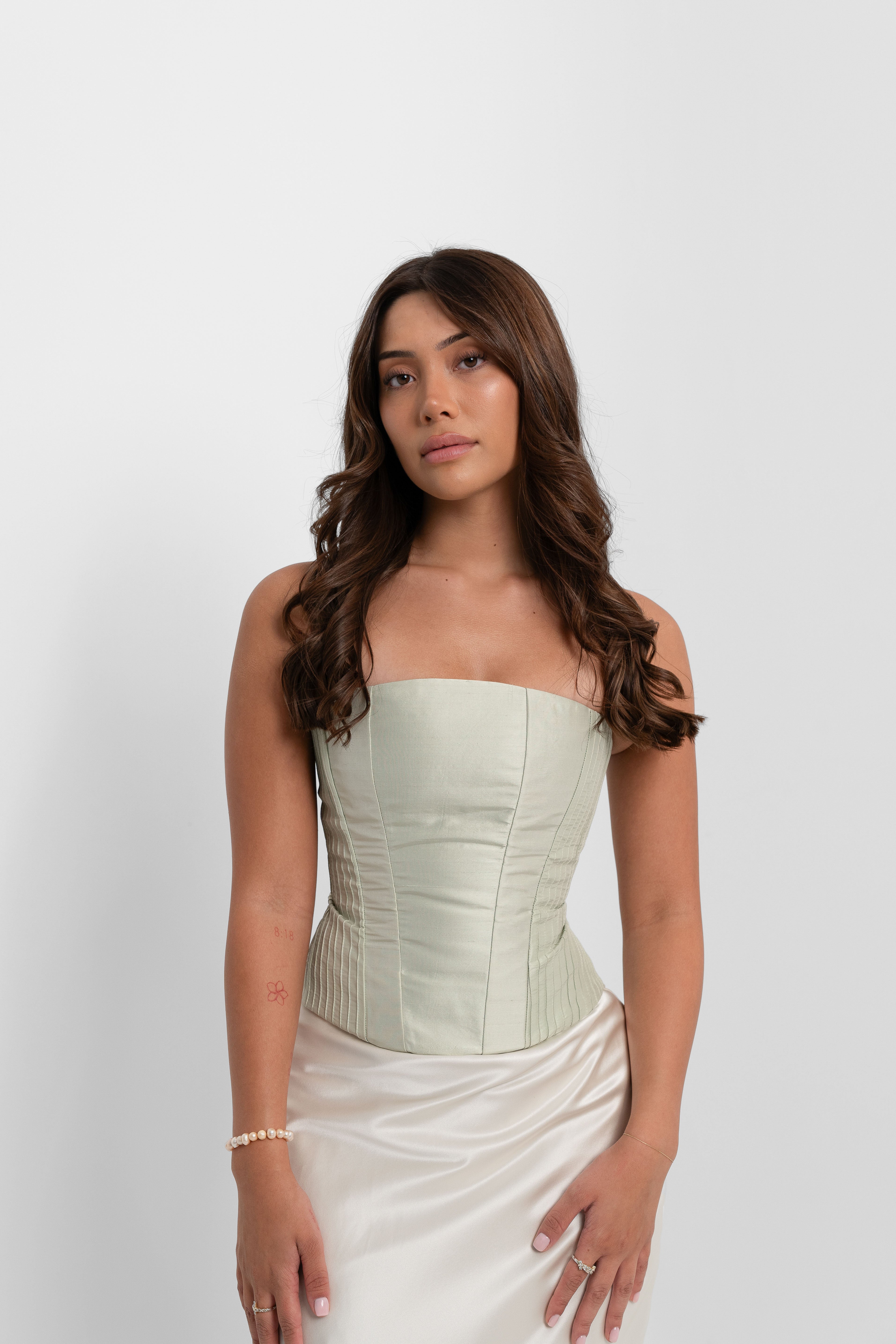 Chloe Corset Sage