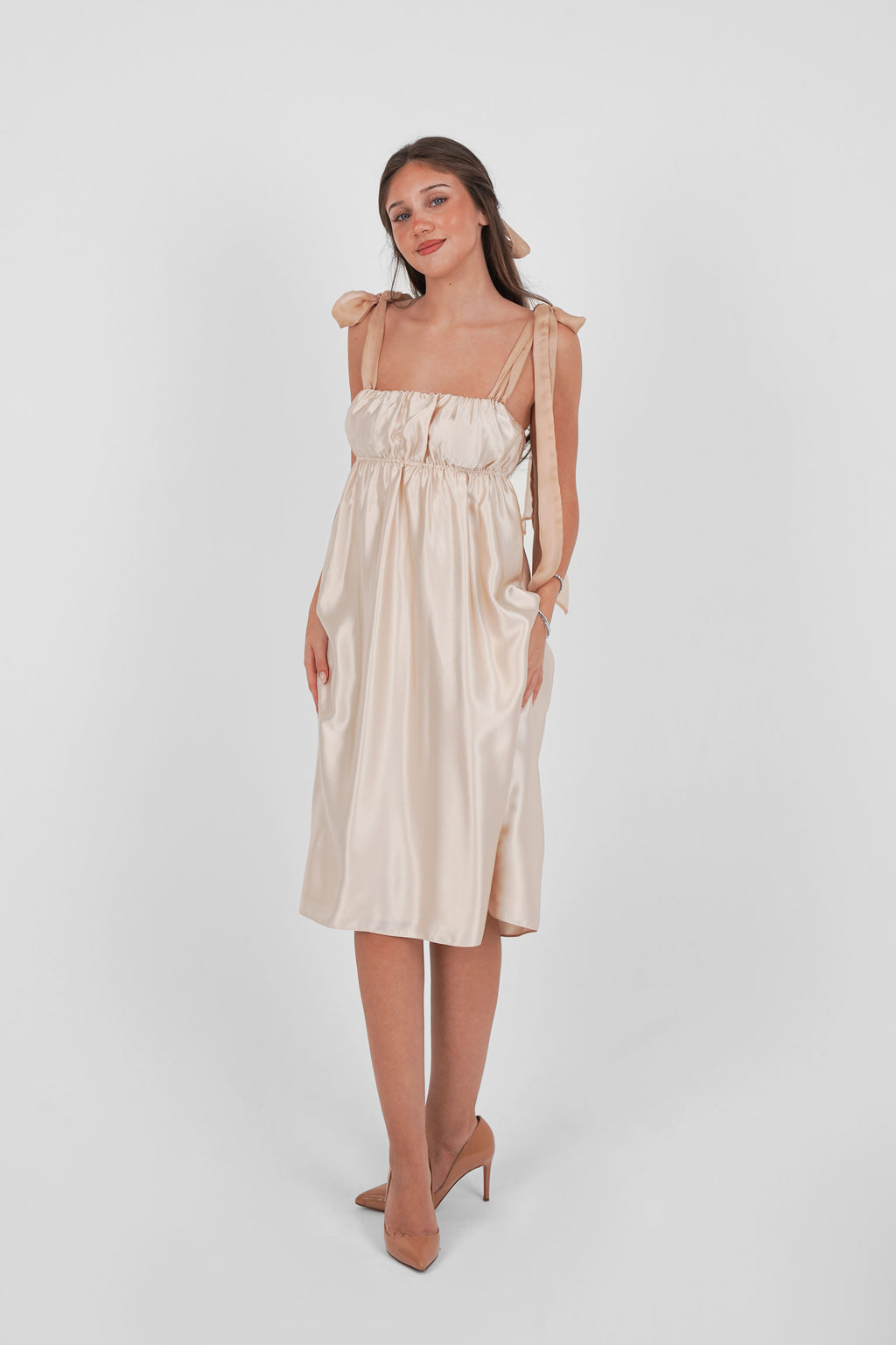 Elodie Nightgown Champagne