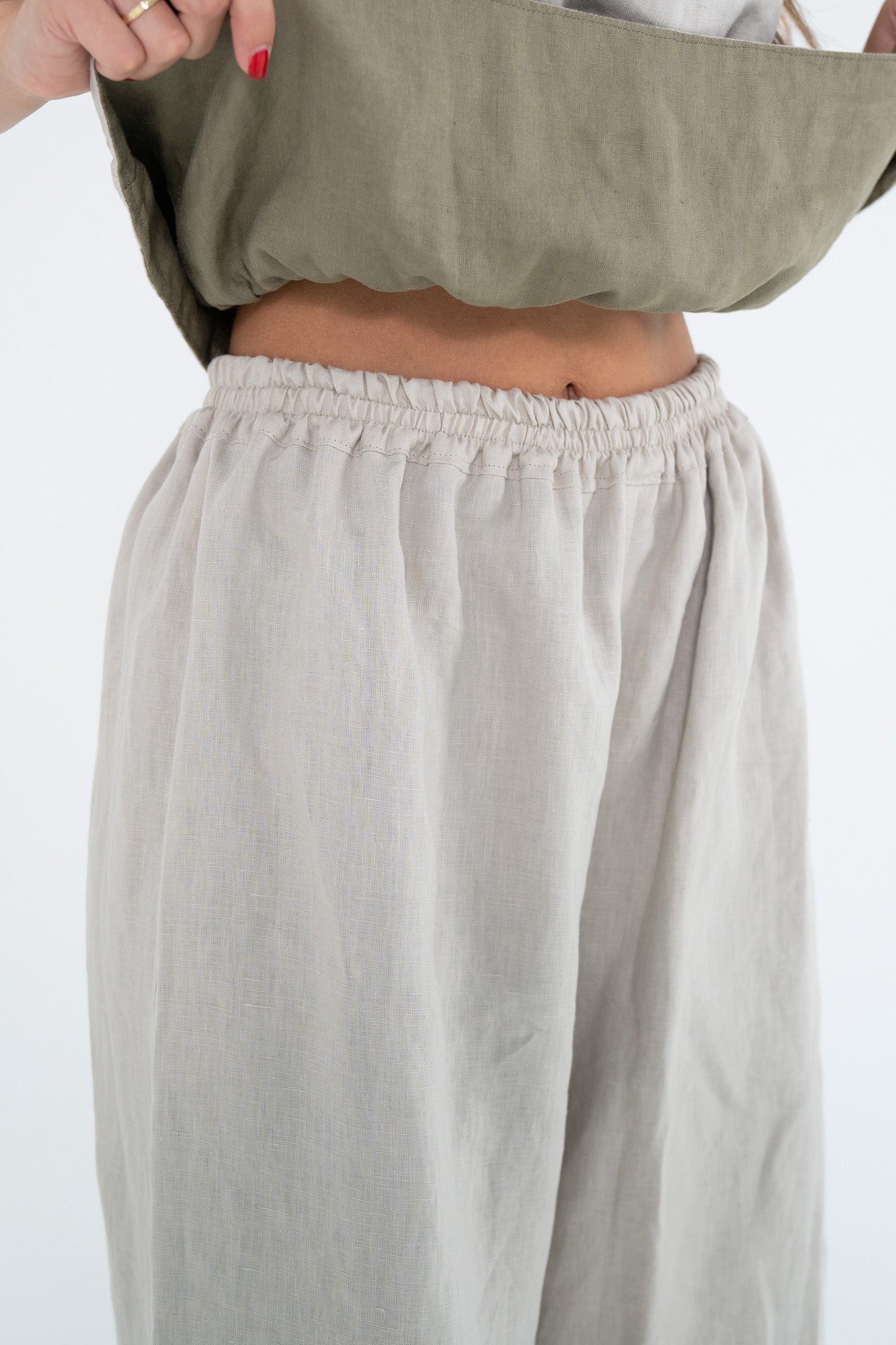 Reversible Willow Pant in Sand/Olive