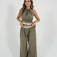 Reversible Willow Pant in Sand/Olive