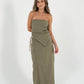 Reversible Sofia Skirt in Sand/Olive