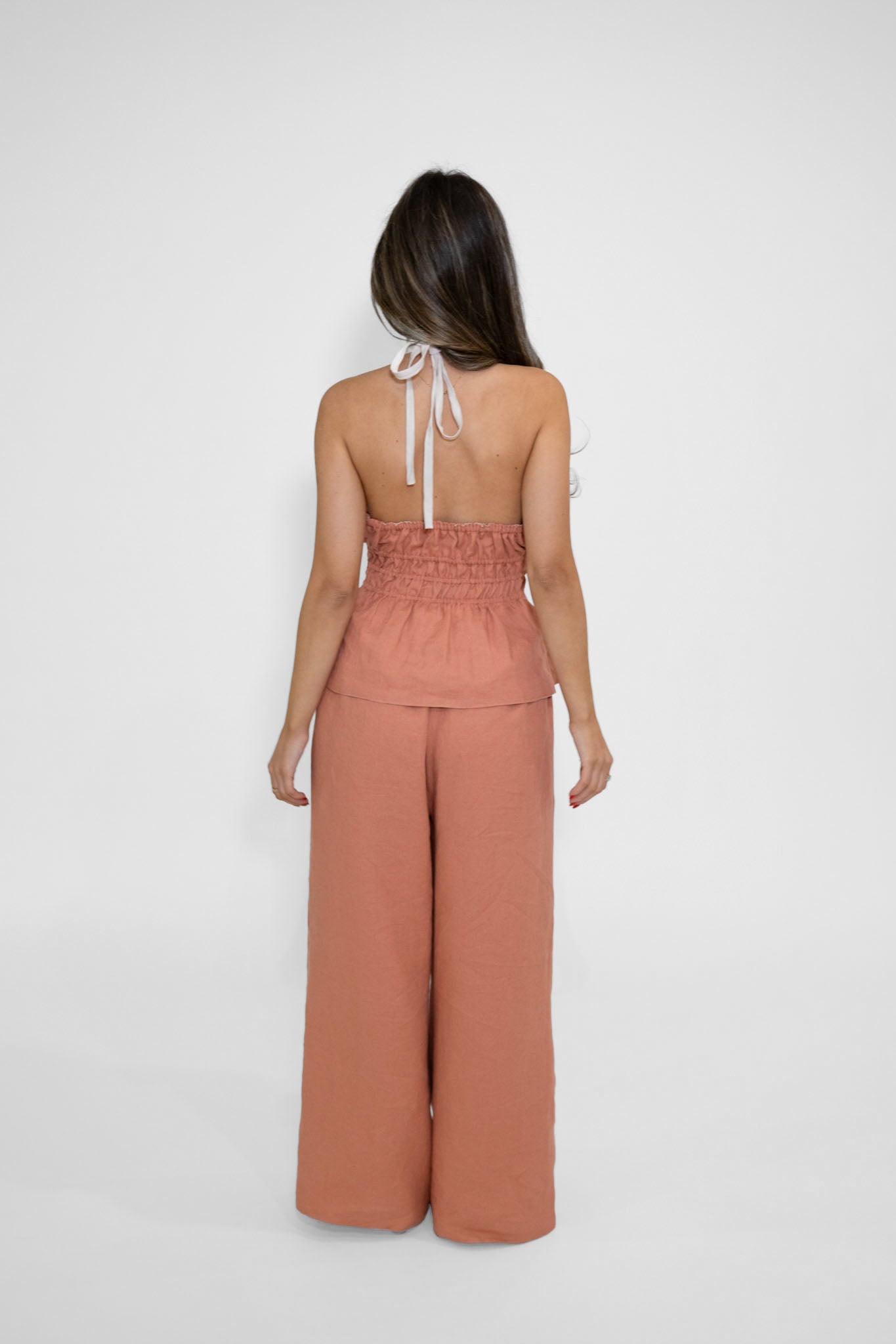 Reversible Willow Pant in Sand/Rosewood