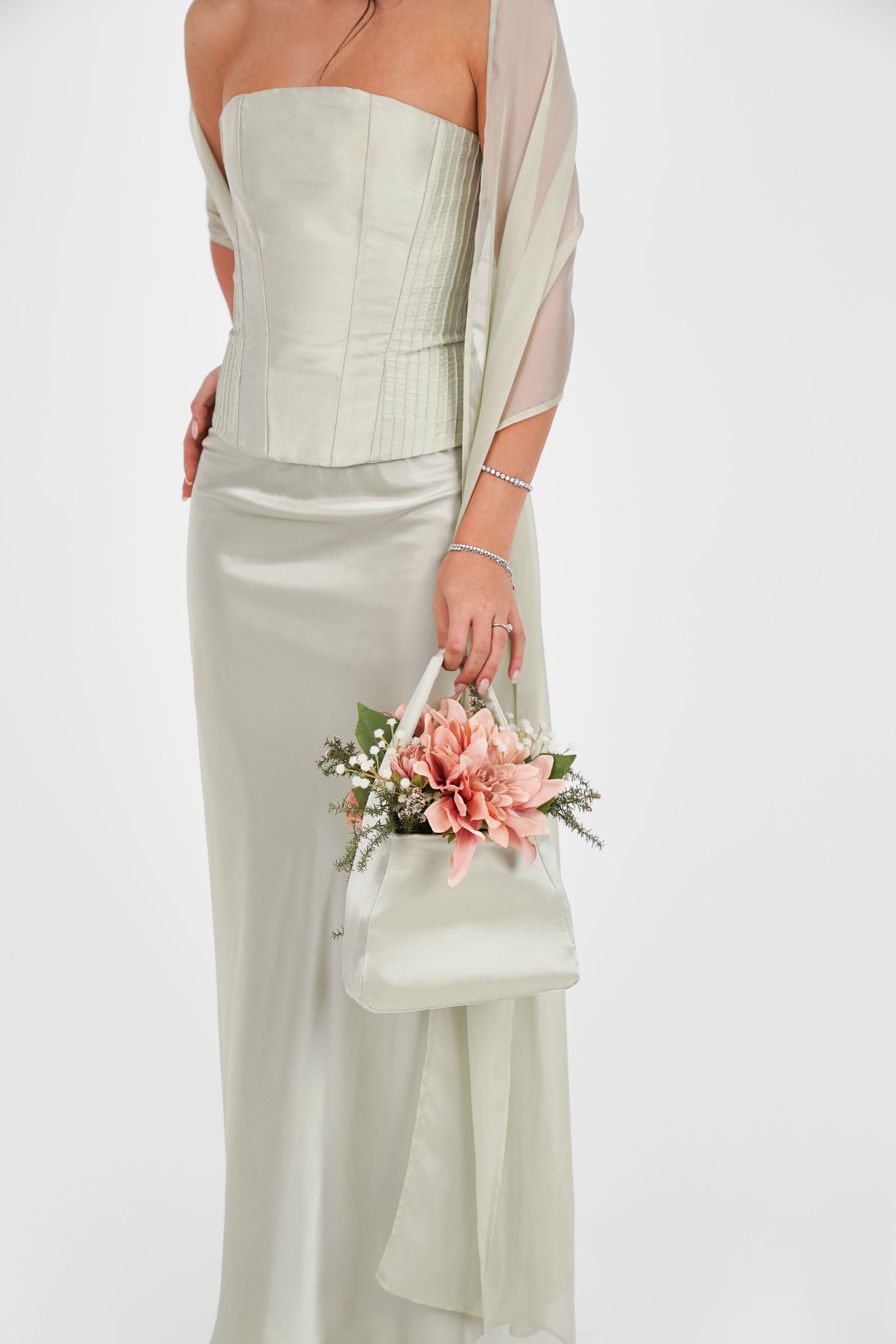 Chloe Corset Sage