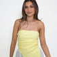 LIMITED EDITION Reversible Cassie Top in White/Lemon