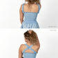 Sky Blue Loretta Dress with Detachable Sleeves