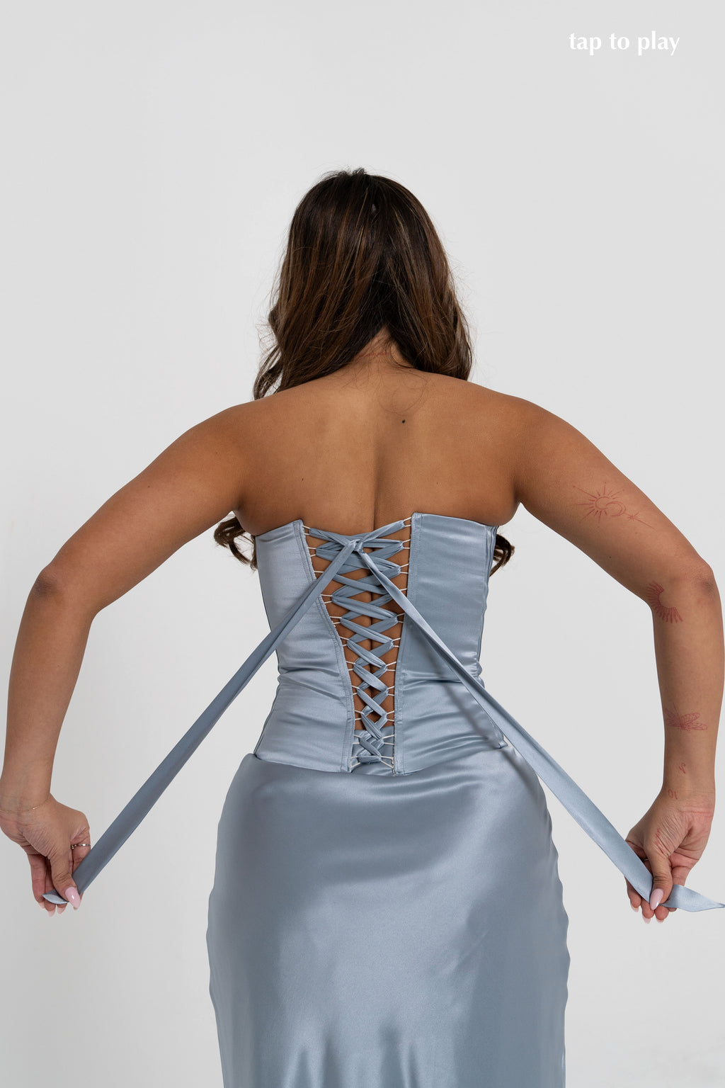 Chloe Corset Blue Bell